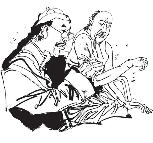 传奇故事:“慕圣堂”的匾额