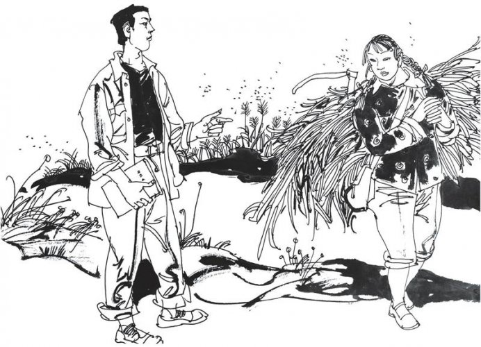 经典散文：一幅纸剪的画影