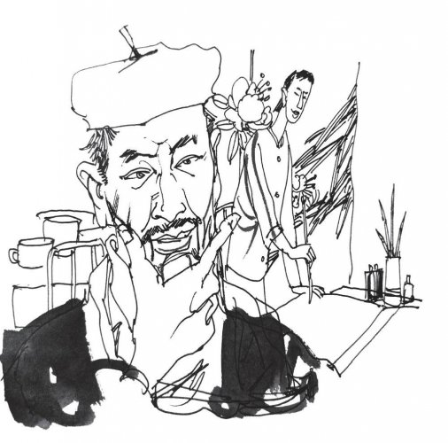 故事会：现场作画