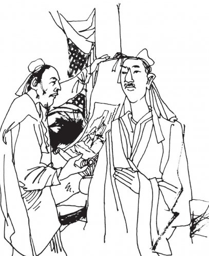 故事会:高超的画技