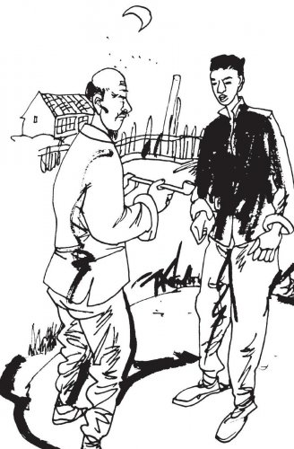 故事会:烟袋嘴抵债