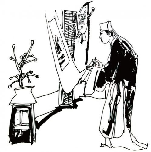 民间故事：画中刺客