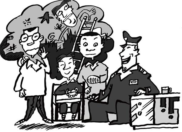 开心故事：打蚊子