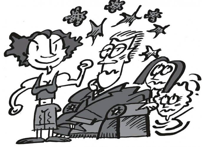 幽默笑话：御夫有术